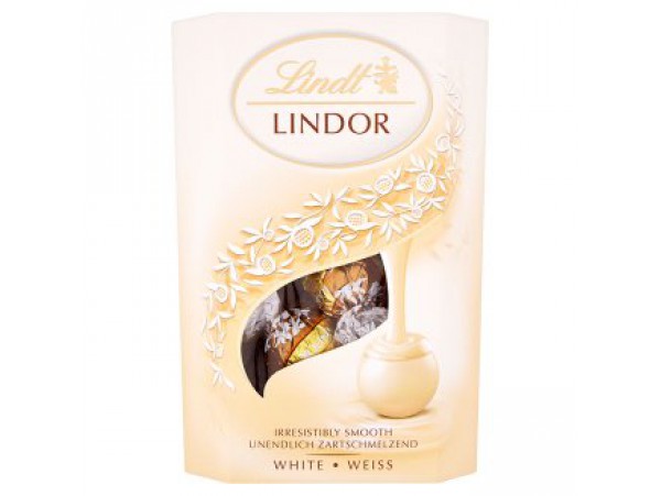 Lindt Lindor конфеты из белого шоколада с нежной начинкой 200 г